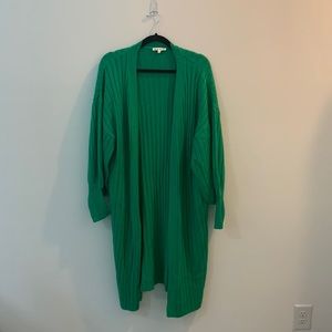 Emerald Green S/M Long Sweater cardigan